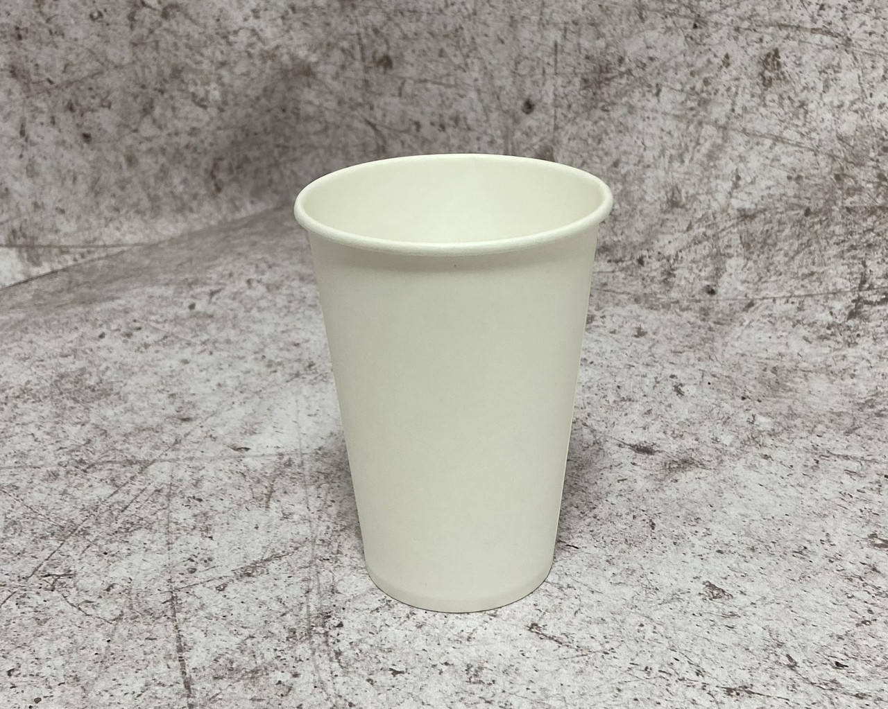 

Белый бумажный стакан 340мл (50шт/уп) d-80