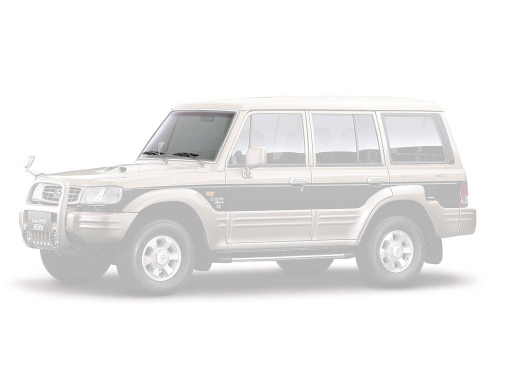 

Лобовое стекло Hyundai Galloper (1991-2003) /Хюндай Галопер, Зелёный