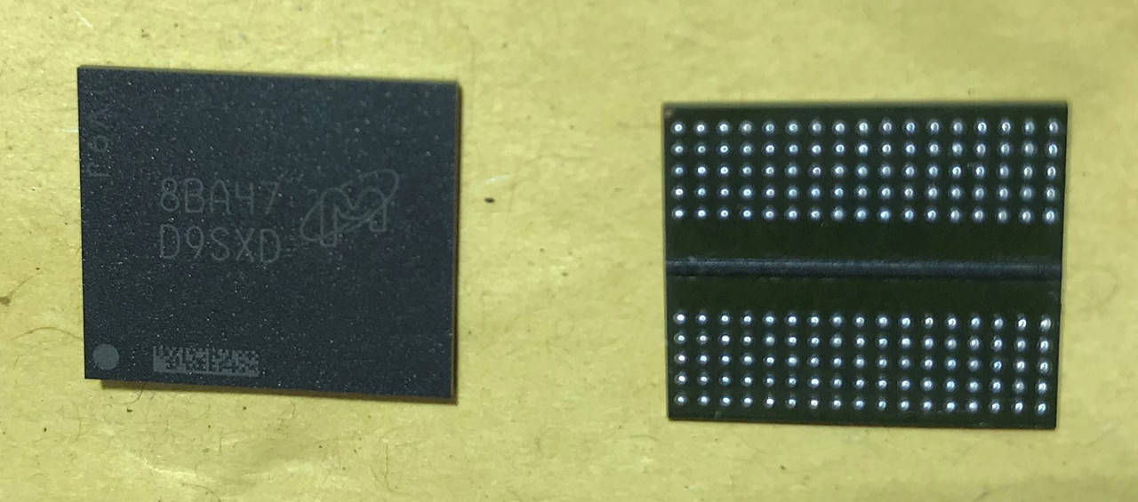 

Микросхема видеопамяти Micron D9SXD MT51J256M32HF-70