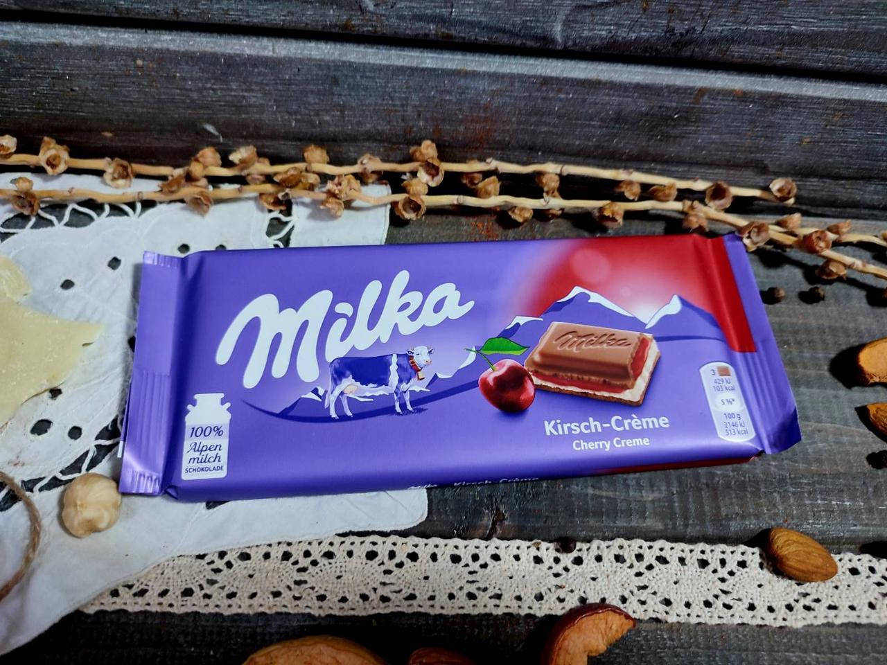 

Шоколад Milka Cherry cream, 85 г