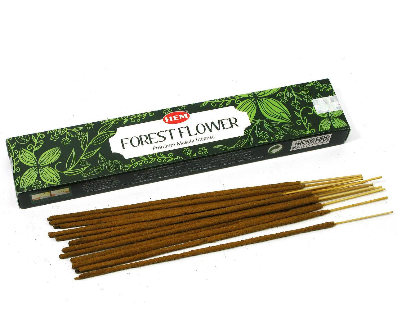 

Forest Flower 15 Gms(Лесные цветы)(12 шт/уп)(Hem)(Пыльцовое благовоние)