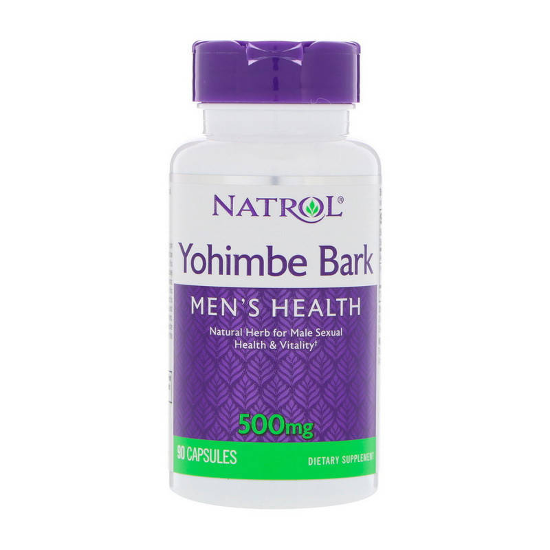 

Йохимбин экстракт Natrol Yohimbe Bark 500 mg (90 капс) натрол
