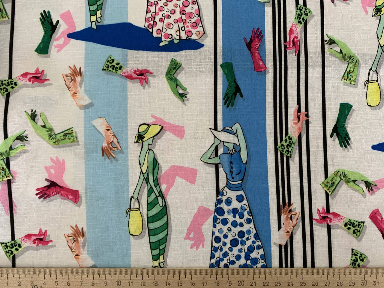 

Лен синтетика полоска