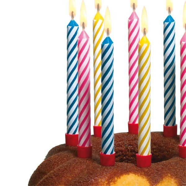 

Свечи для торта Магические, незадуваемые, негаснущие, набор из 10 шт.