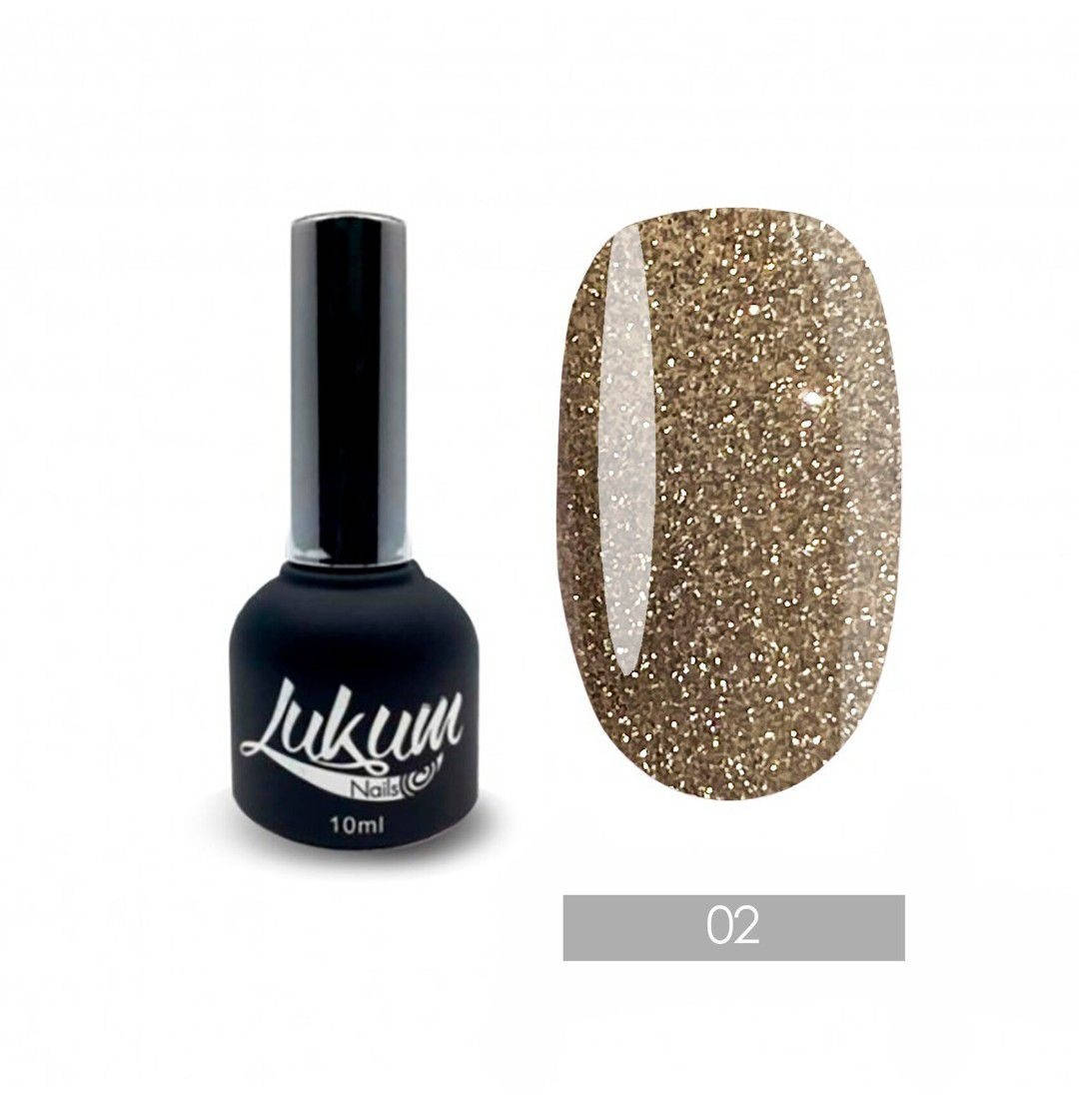 

Гель-лак «‎Flashing Disco» (светоотражающий)№02 10 мл