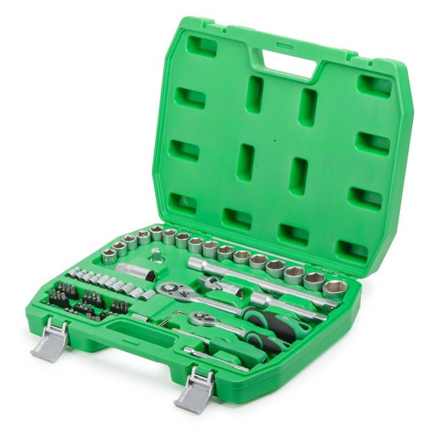 

Набор инструмента 72ед 1/2" и 1/4" Cr-V INTERTOOL ET-6072SP