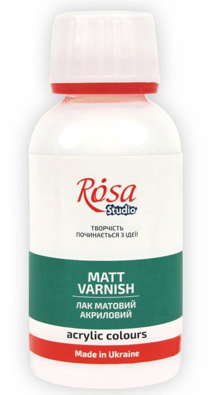 

Лак акриловый матовый на водной основе 120 мл Rosa Studio, 750010103