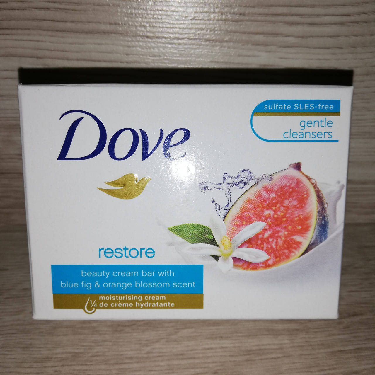 

Крем-мыло Dove свежесть с нотками инжира и цветка апельсинового дерева , 100 г