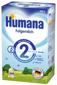 

Детская сухая молочная смесь Humana (Хумана) 2, 600г ( от 6 до 12 мес)