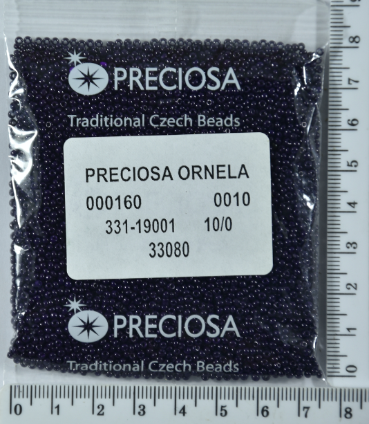 

Бисер PRECIOSA №10/0 натурал №33080 пакет 50 грамм уп=1пакет