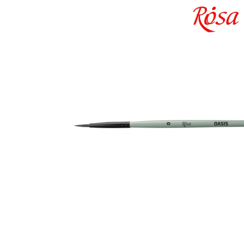

Кисть енот Rosa OASIS 188 круглая № 0 (4823098516965)