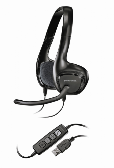 

Гарнитура для колл-центра Plantronics AUDIO 628 DSP, Черный