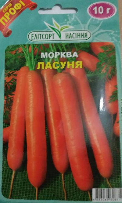 

Семена моркови Ласуня 10 г