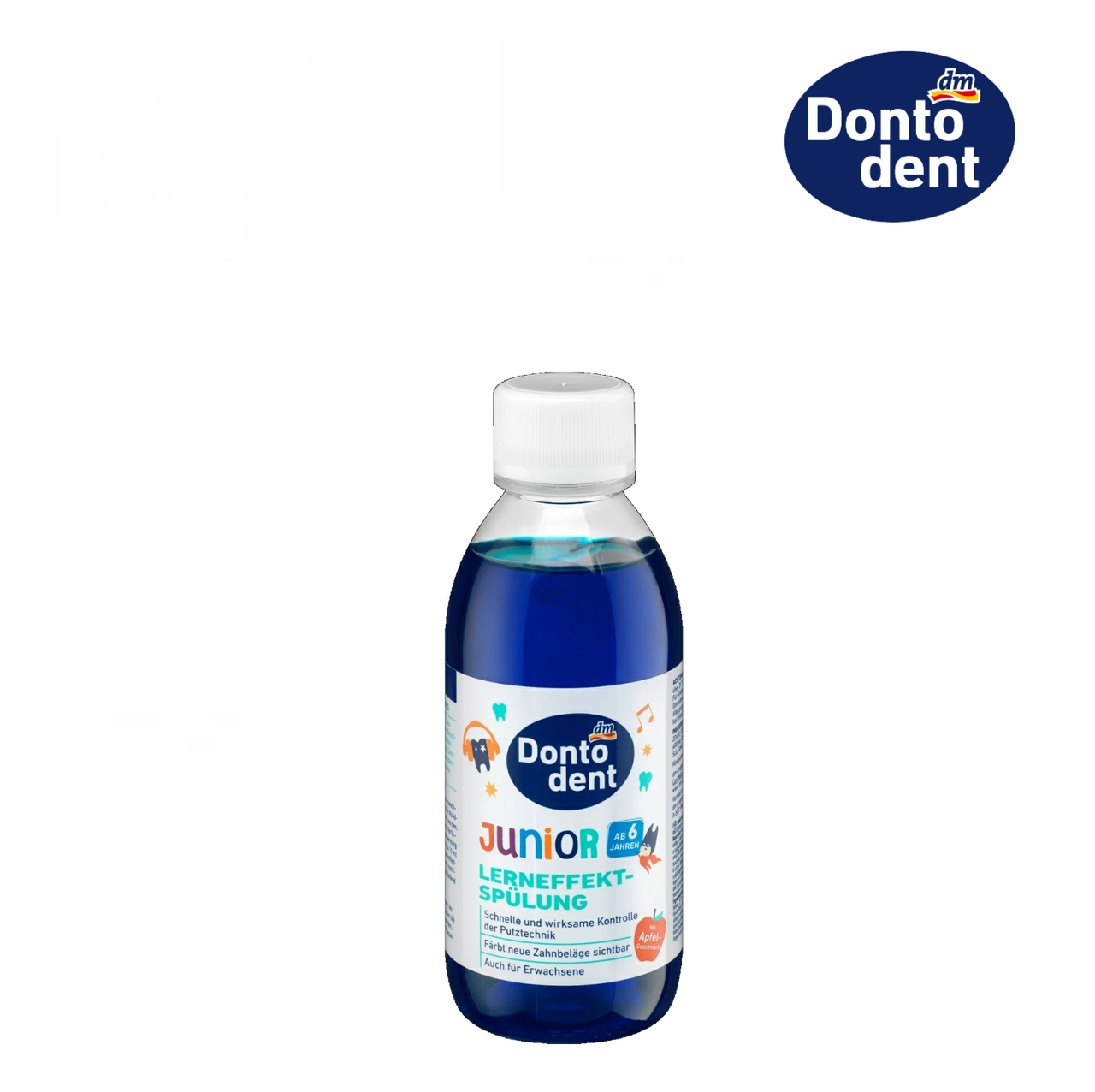 

Детский ополаскиватель Dontodent Junior для индикации зубного налета (яблочный вкус), 200 мл