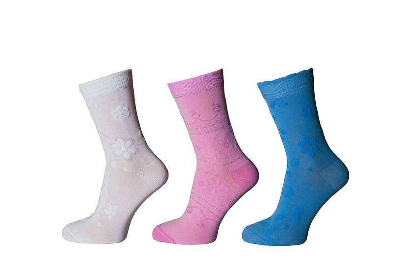 

Носки детские демисезонные, ажурные, Дюна (размер 22-24), Розовый