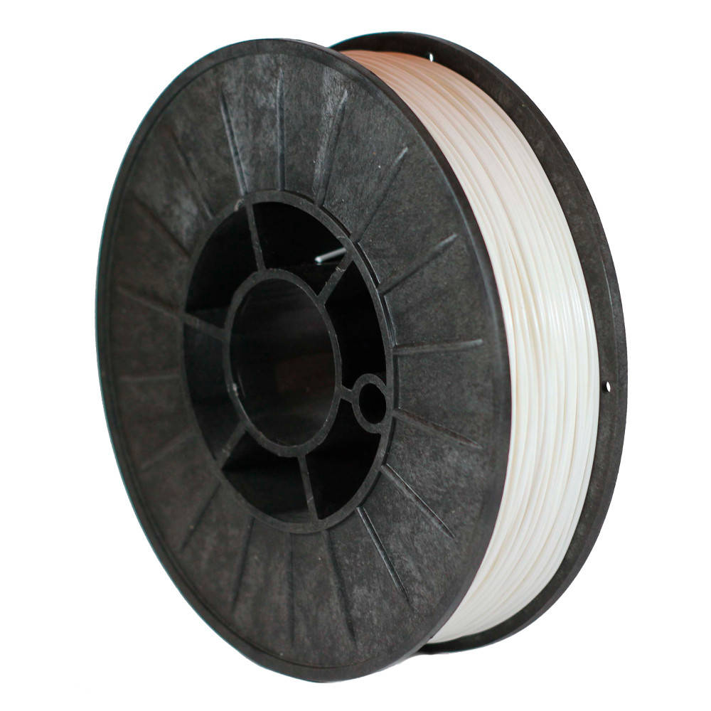 

PLA филамент нить пластик для 3D принтера Pochatok Filament 1,75 мм Теплый Белый 0.3 кг БЕЗ БАБИНЫ