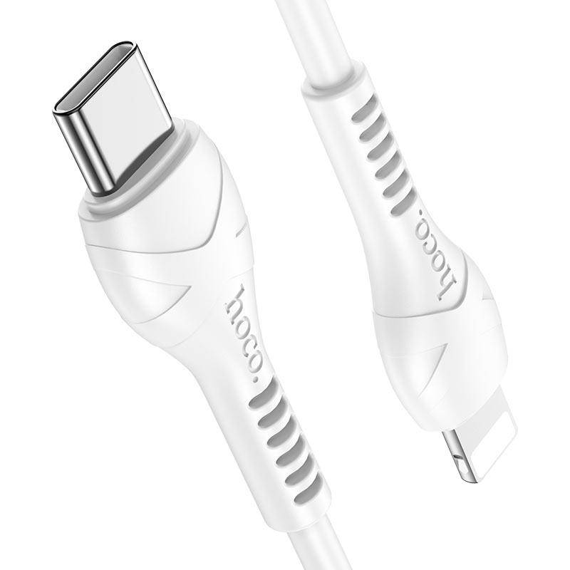 

Кабель Hoco X55 Trendy PD charging data cable for Lightning White, Белый