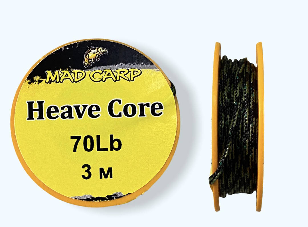 

Лидкор Mad Carp Heave Core 3 м 70lb, Хаки