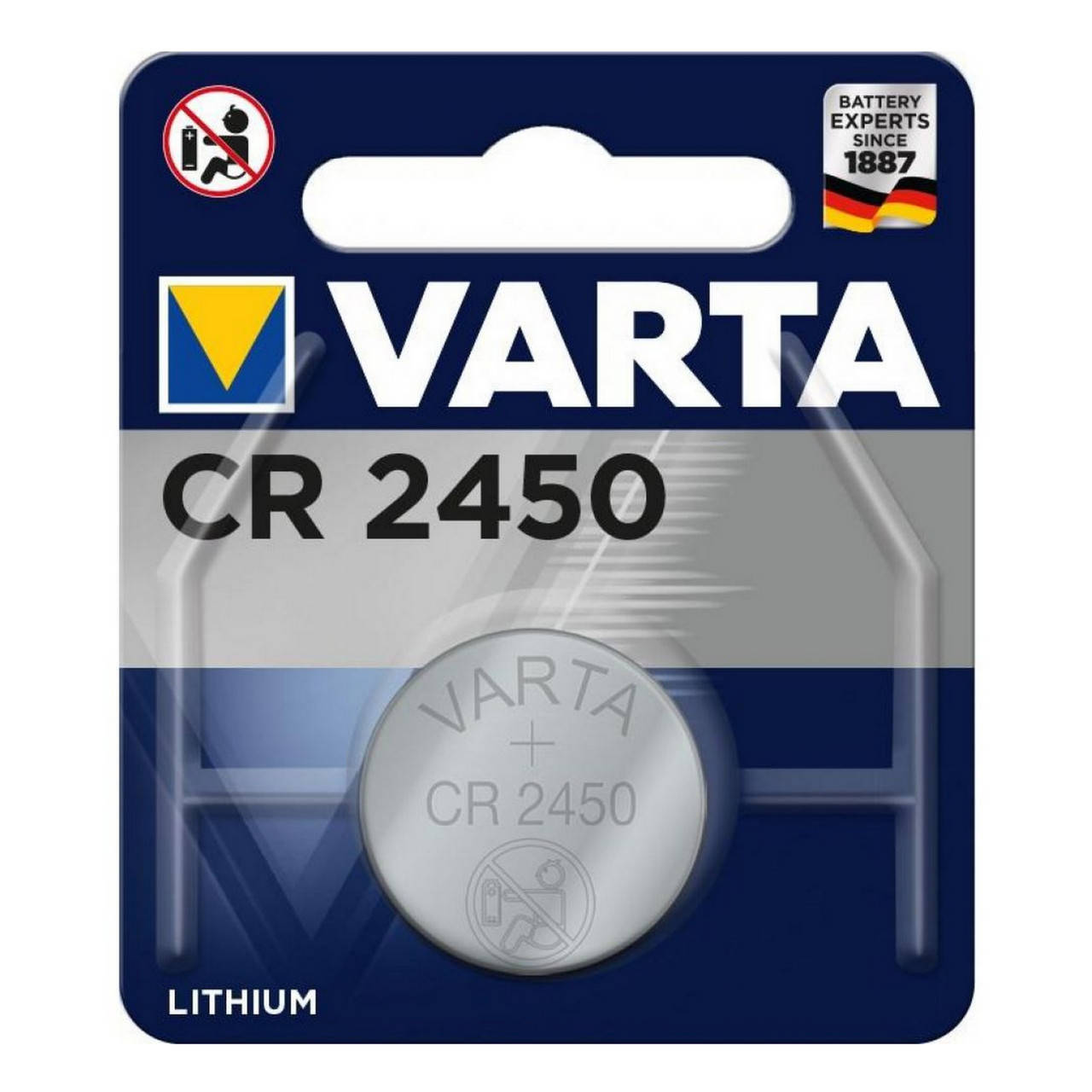 

Батарейка Varta CR 2450 BLI 1 3V Lithium