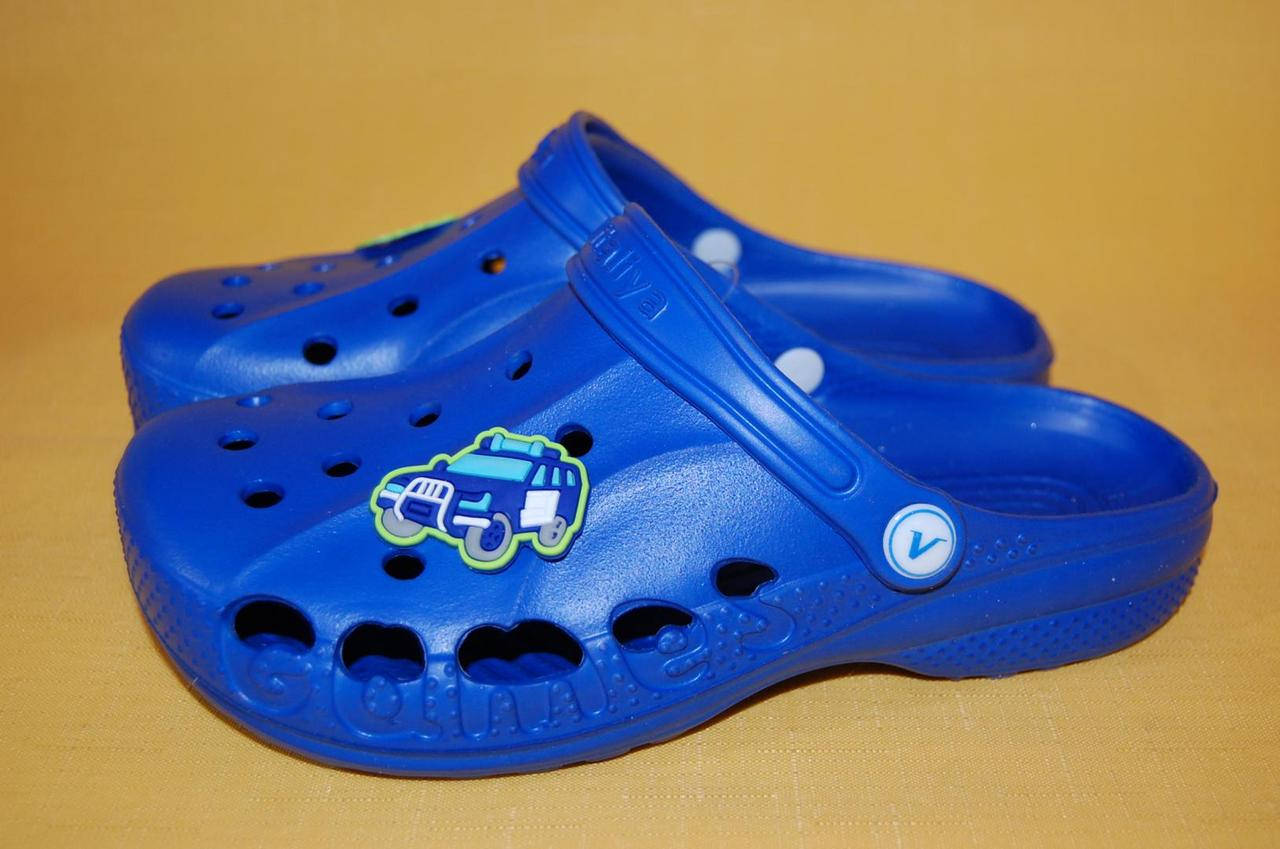 

Детские Кроксы Vitaliya Украина 11005 Для мальчиков Голубой размеры 34_39