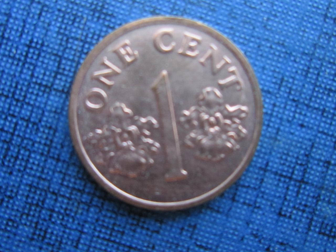 

Монета 1 цент Сингапур 1994