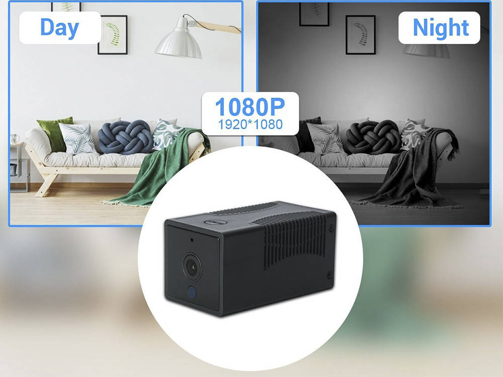 

Мини камера Escam G17 2400 мАч IP WiFi ночная съёмка
