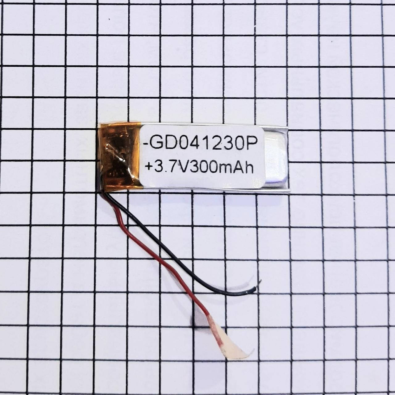 

Аккумулятор для плеера 041230 3.7V 300mah