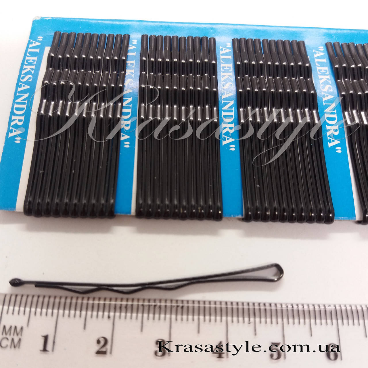 

Невидимка чёрная 5 см, Черный