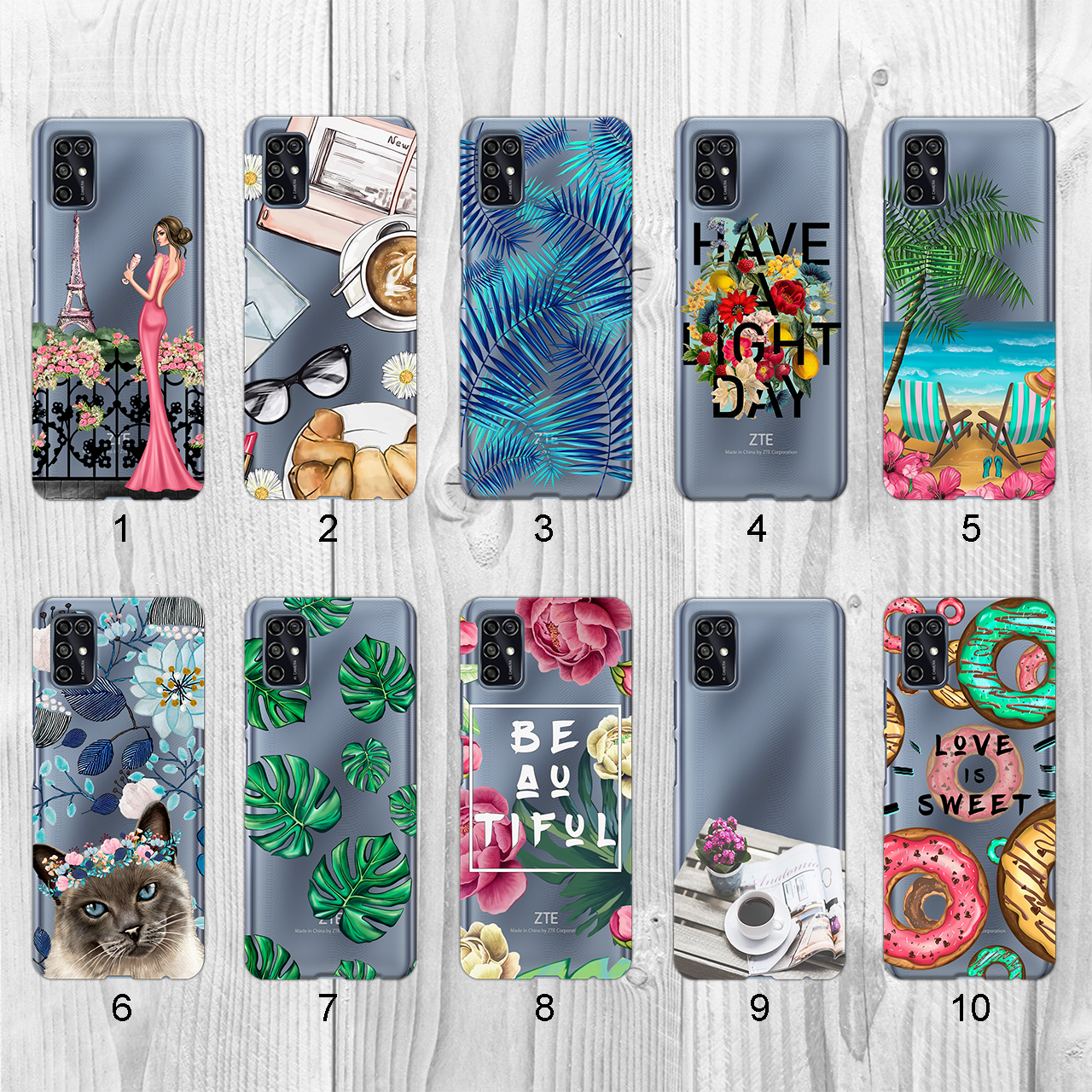 

Силиконовый чехол с рисунком для ZTE Blade V2020 Smart (new collection)