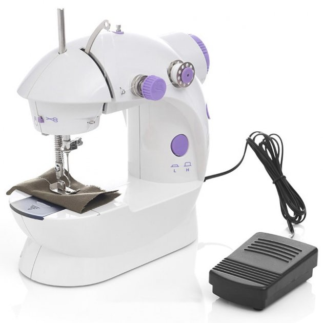

Домашняя Портативная швейная машинка бытовая Mini Sewing Machine мини электрическая 4 в 1 с адаптером BLM