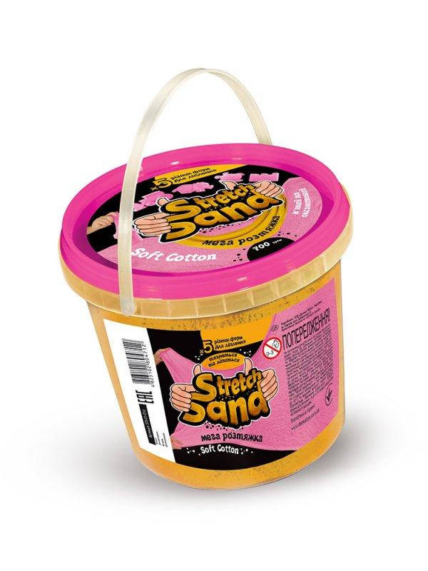 

Кинетичний песок "Stretch Sand» Danko Toys укр (STS-01-01U), Песочный