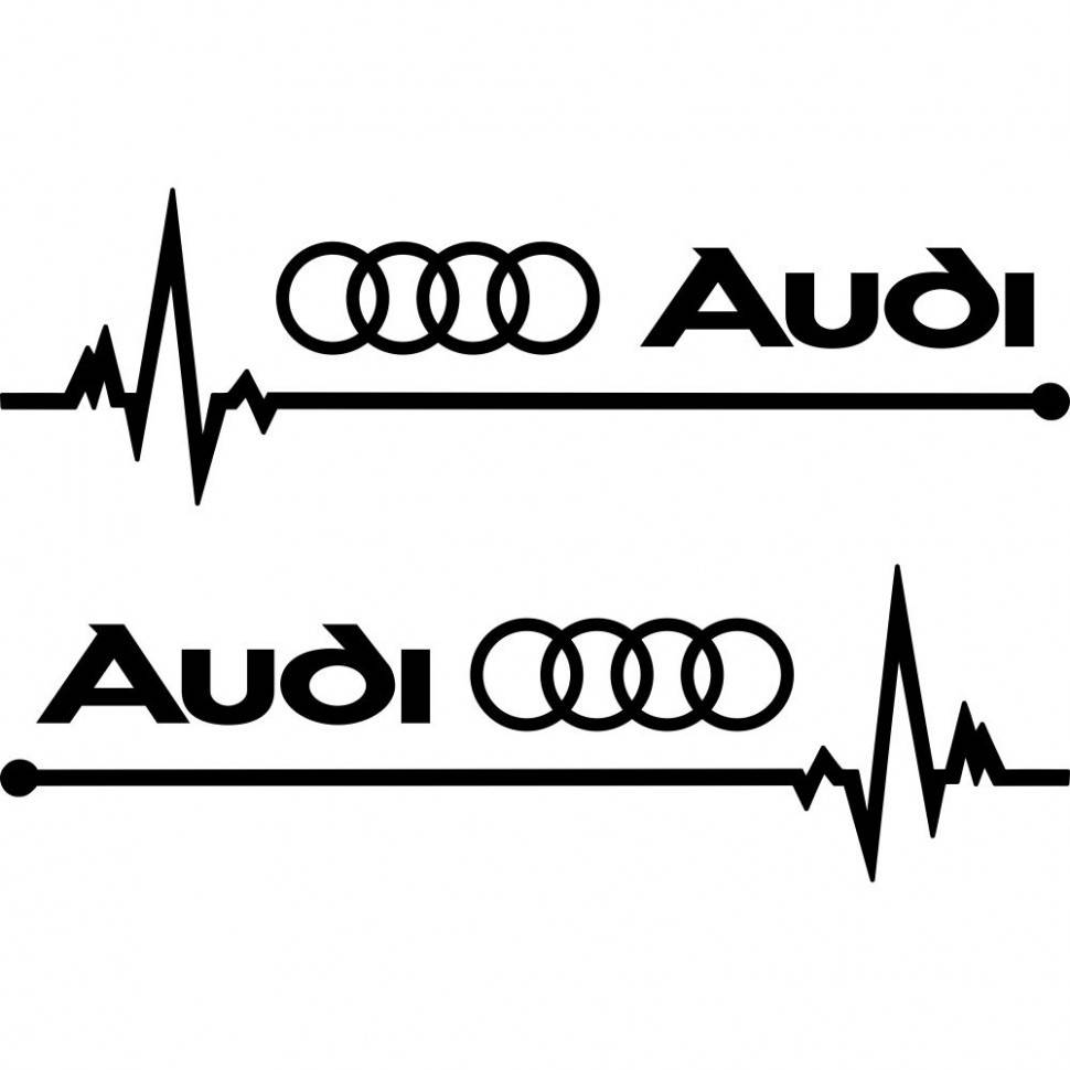 

Набор виниловых наклеек на автомобиль - Audi Пульс (2шт.)