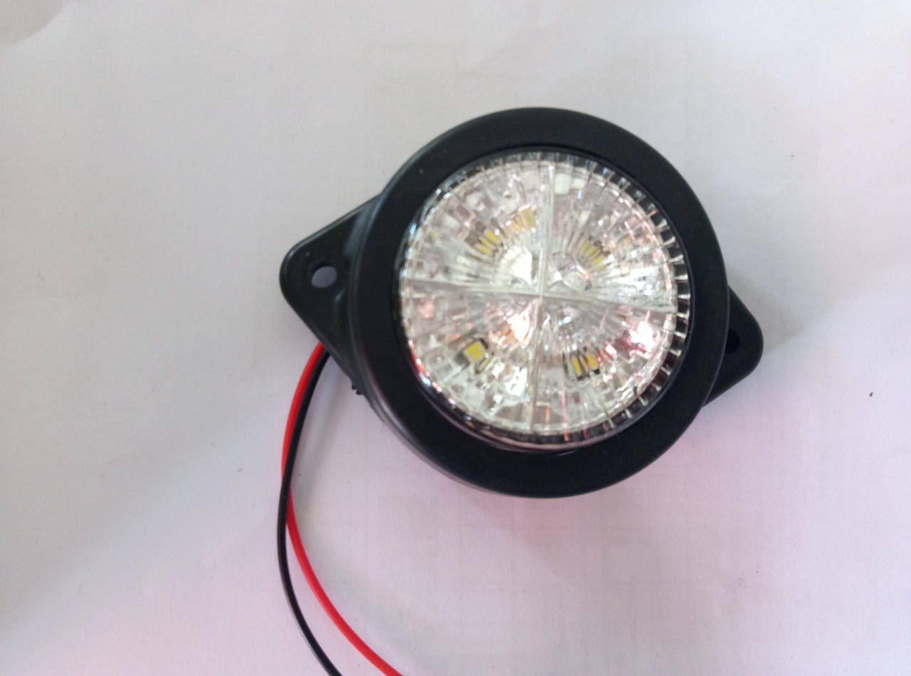 

Габаритные огни круглые диодные белые