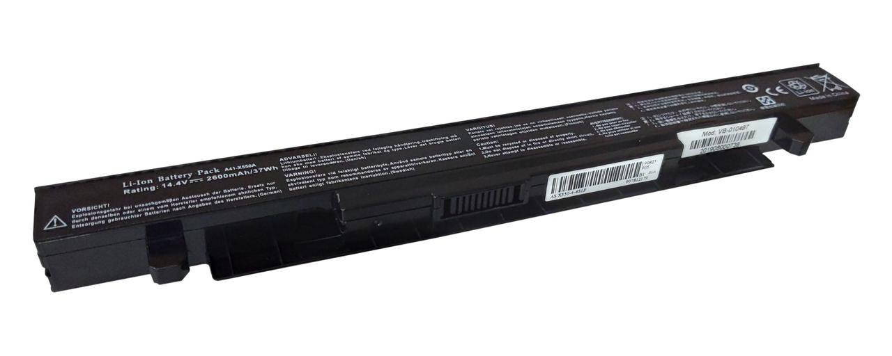 

Аккумулятор для ноутбука Asus A41-X550A 14.4V Black 2600mAh OEM, Черный