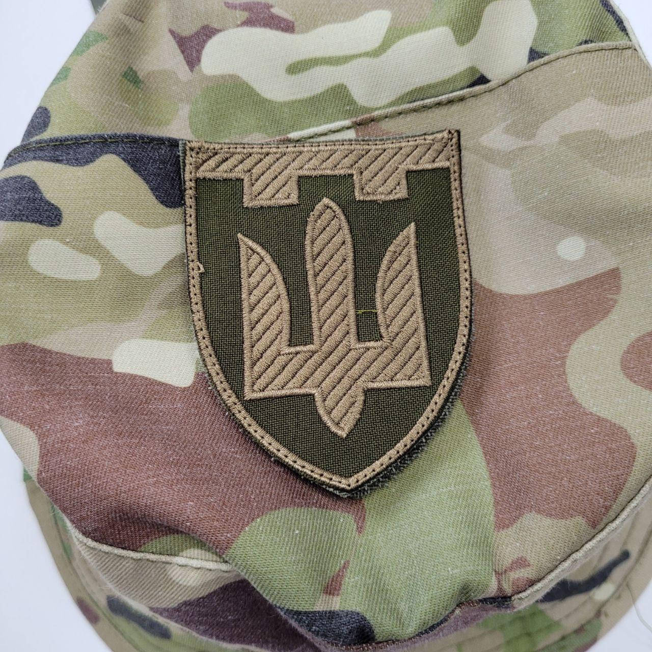 

Шеврон олива с трезубцем