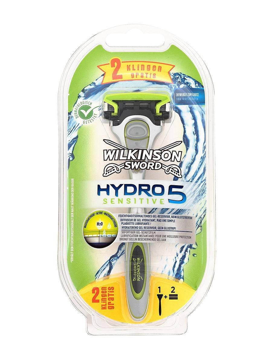 

Бритва Wilkinson Sword Hydro5 Sensitive с 3 сменными кассетами