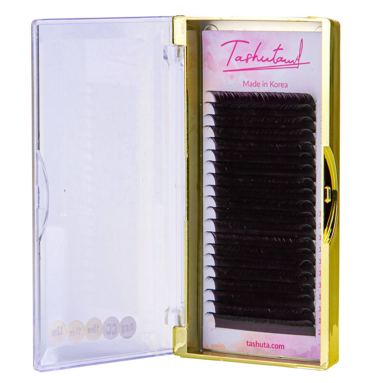 

СС 0,03 10-11-12 mm Ресницы "Tashuta" для наращивания с эффектом "рваный край"