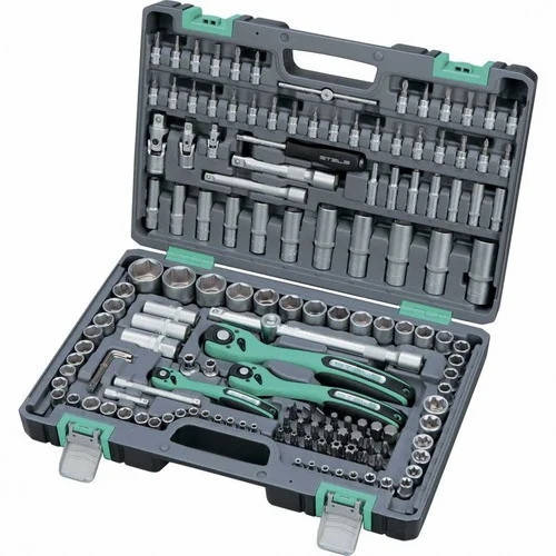 

Набор инструмента STELS 1/4", 3/8", 1/2", Cr-V, S2, усиленный кейс, 151 предм.14114
