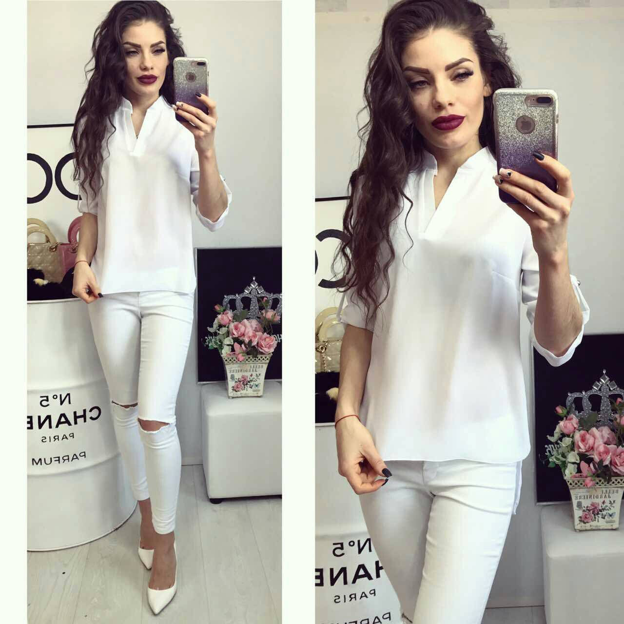 

Блузка женская, модель 749, белый 48