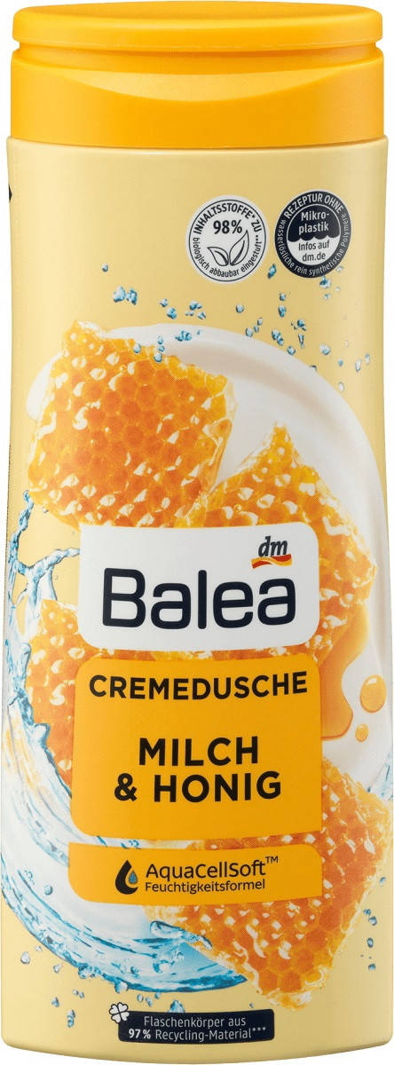 

Balea Cremedusche Milch & Honig Крем гель для душа Молоко и мед 300 мл