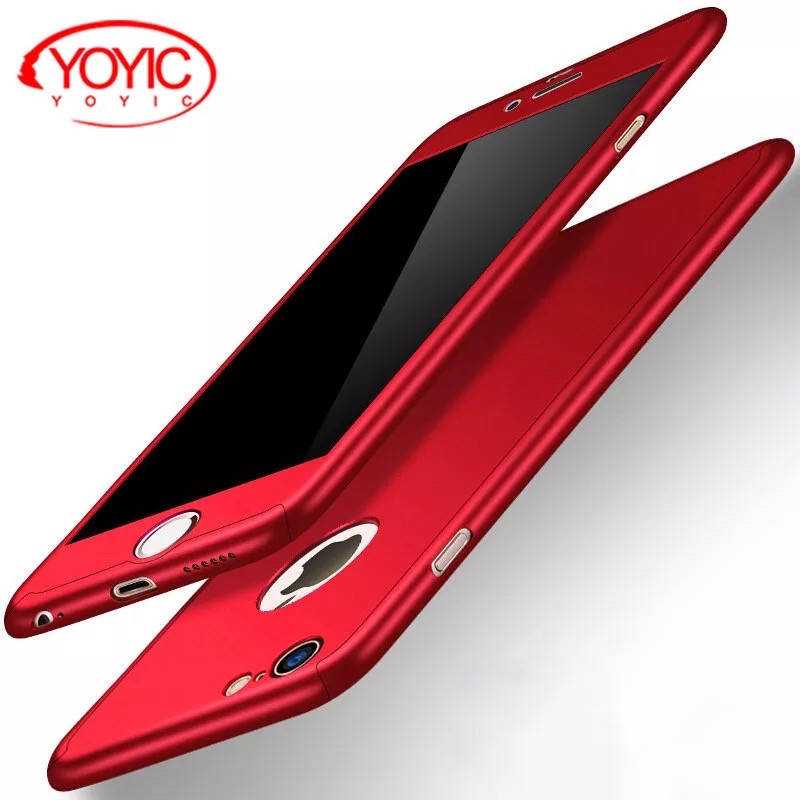 

Чехол 360° на Iphone 7+ plus/Iphone 8 plus + стекло, red, Красный
