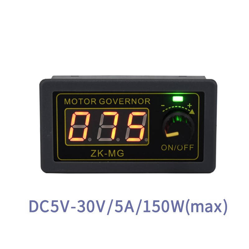 

ШИМ регулятор,оборотов, скорости мотора с дисплеем DC5-30V 5A PWM (ZK-MG)