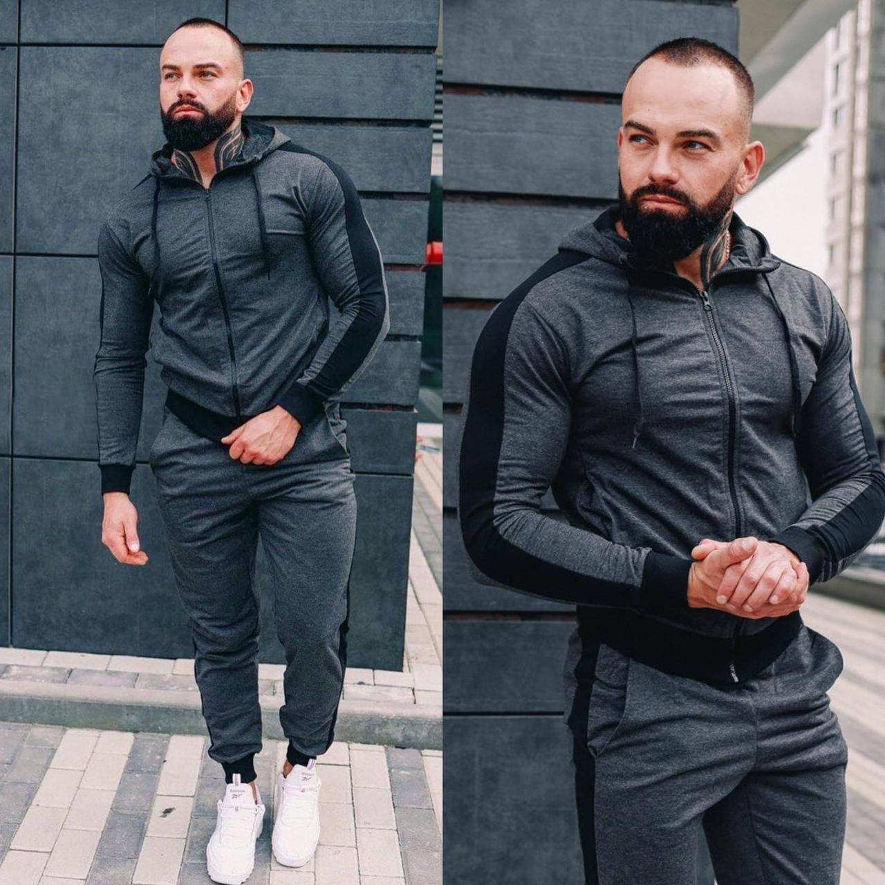 

МУЖСКИЙ СПОРТИВНЫЙ КОСТЮМ, Черный