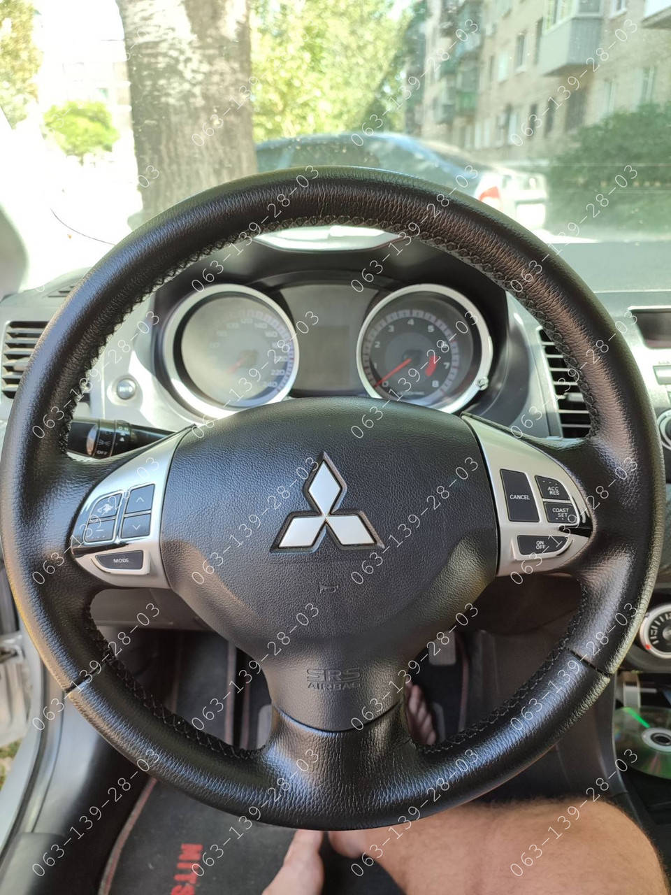 

Оплетка Чехол на руль для Mitsubishi Lancer EX X 10 Outlander ASX Pajero, Черный