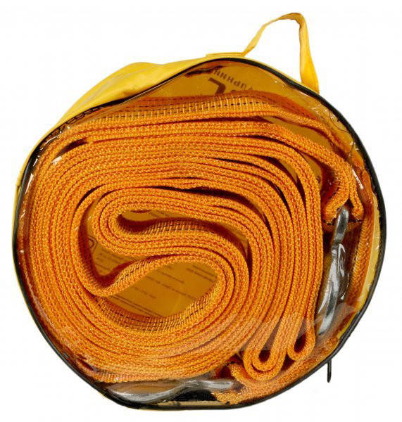 

Трос буксировочный 5 т 6,0м "ELEGANTI"оранж/2крюк/сумка лента 2-ая EL 101 821 - MAXI