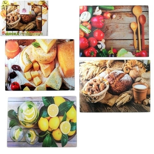 

Дошка скляна обробна 35*25см 9554 S&T, Разные цвета