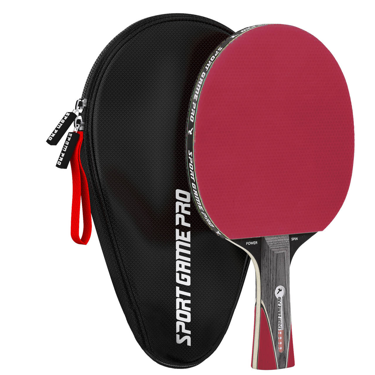 

Ракетка для настольного тенниса SPORT GAME PRO + чехол. Пурпуровая ТОП-5 AMAZON