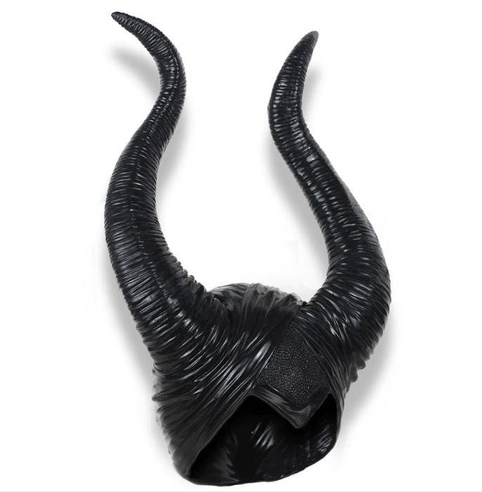 

Рога Малефисенты, головной убор из фильма Малефисента. Черный головной убор из латекса. Косплей Малефисента