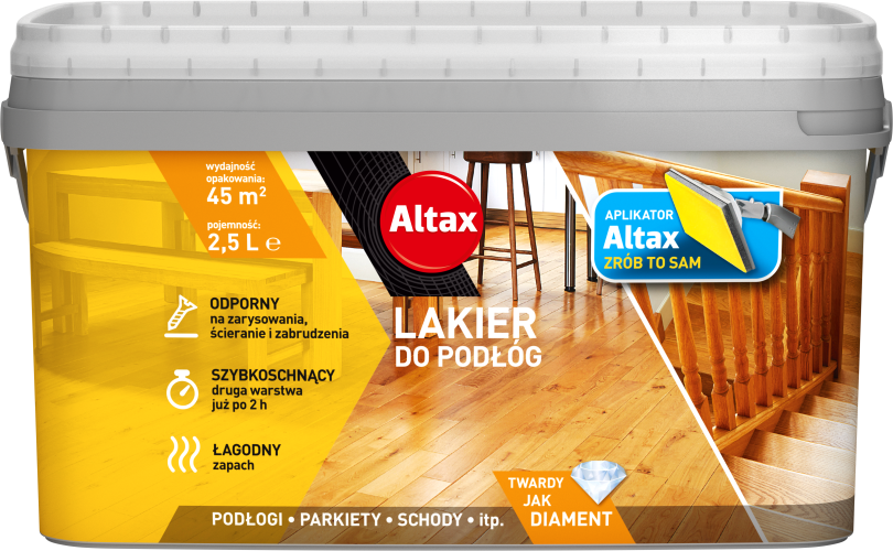 

Лак для пола Altax 2,5л коричневый