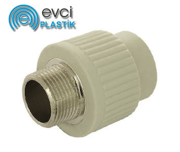 

Муфта Evci Plastik 20х1/2" РН полипропиленовая, Серый